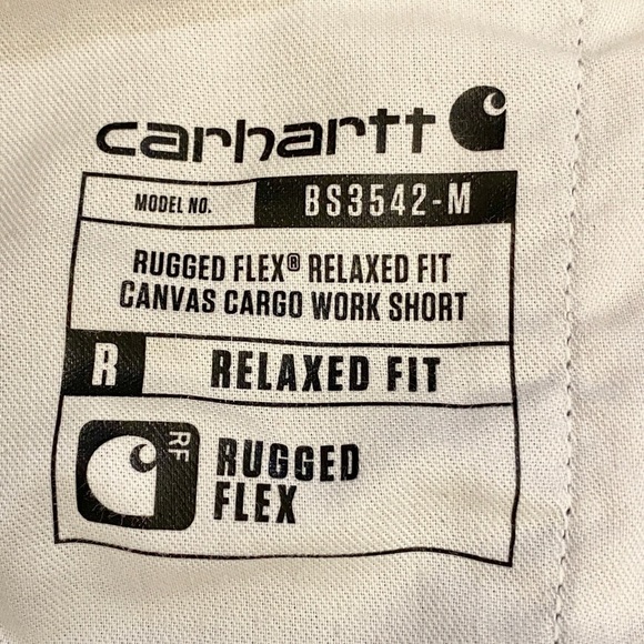 Carhartt Sz 40 Rugged Flex® Relaxed Fit Canvas Cargo Shorts Mens Gray - Picture 10 of 12